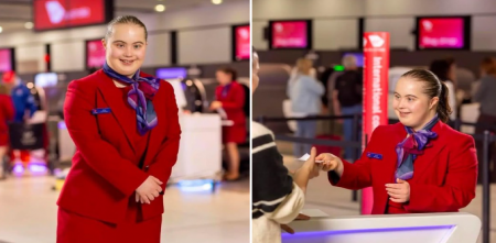 تصویر خاص از دختری که در خطوط هوایی استرالیا استخدام شد پربازدید شد